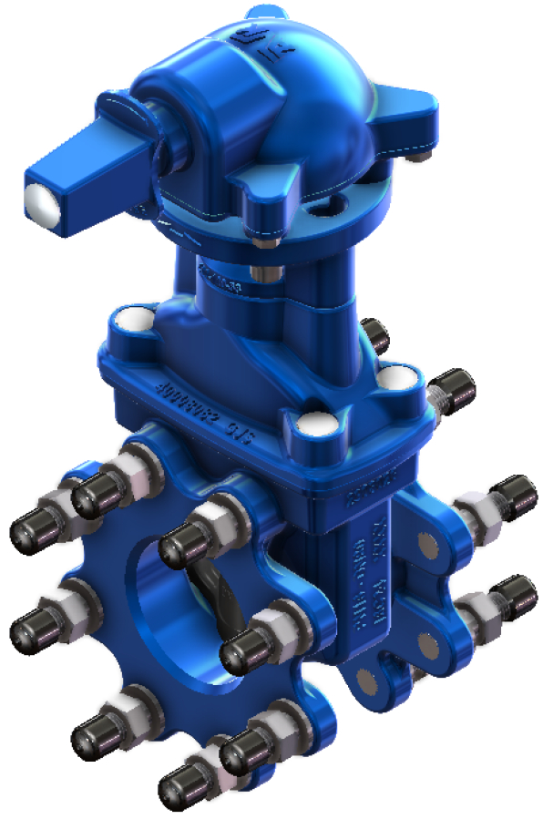 29 47 Sandwich valve with gear box
